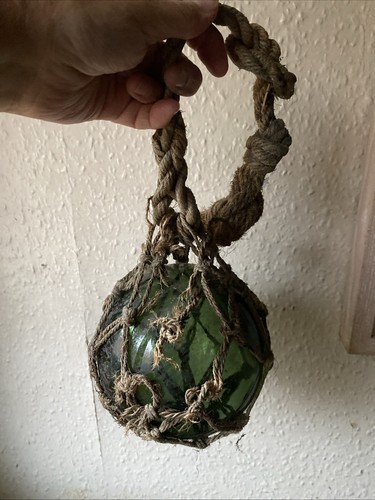 Vintage authentic green glass - ,