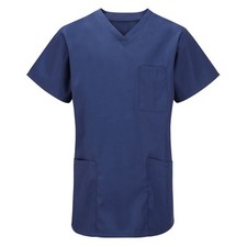 Medical Scrub Uniform Top Mens
