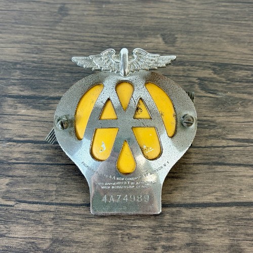 Vintage car badge - car,