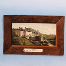 Latchford Warrington Postcard C1910 Ship Canal Steam Tug High Bridge Cheshire