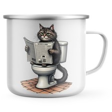Funny Maine Coon Enamel Mug