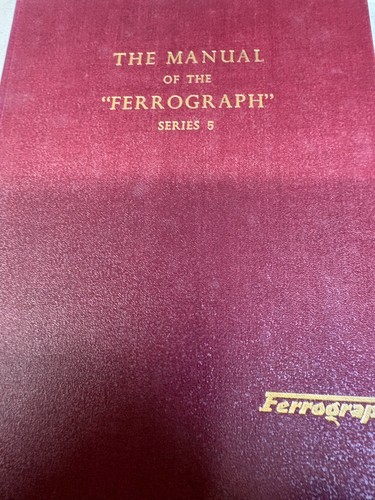 The manual ferrograph - the,