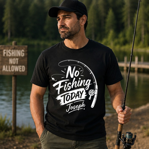 Personalised funny fishing men - fishing,