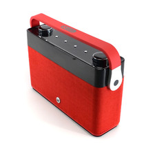 ACOUSTIC SOLOUTION Portable DAB/FM Rechargeable Red DAB Radio