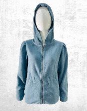 Women’s White Stuff Hoodie Long Sleeve  Zip Through Cloud Blue