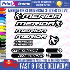 Merida bikes vinyl decals - bikes,