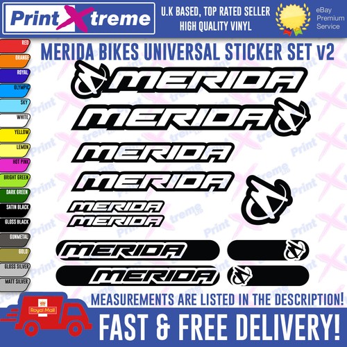 Merida bikes vinyl decals - bikes,