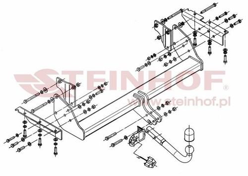 Steinhof towbar for - towbar, mitsubishi