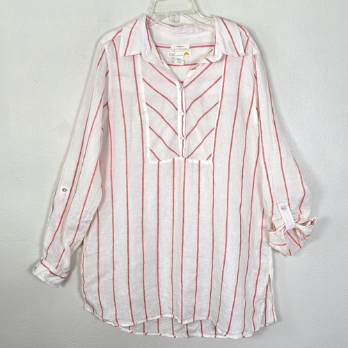 California linen tunic - california, top