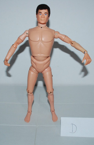 Vintage action man naked - vintage,