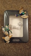 ATTWOOD & SAWYER A&S 3X BROOCHES BIRD DOG BUTTERFLY