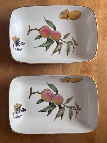 Royal worcester evesham pair - royal, |