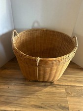 VTG  Large 16" T Woven Wicker