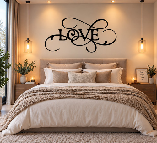 Fancy writing love wall - fancy,