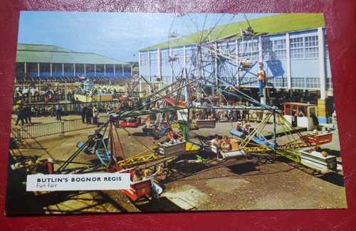 Butlins bognor regis postcard - butlins,