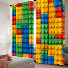 Window Curtains Polyester Lego