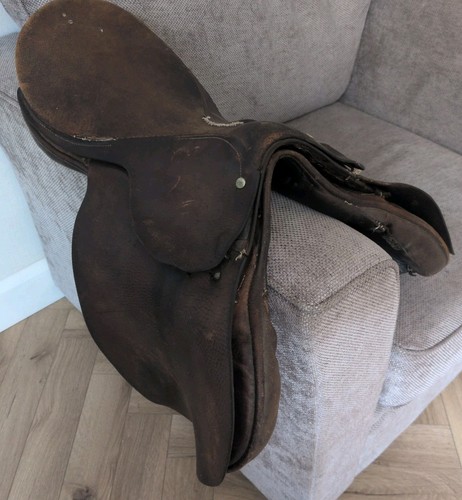 Vintage inch english brown - 17,