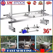 Portable Chainsaw Mill Planking Milling Lumber 14" to 36" Guide Bar Chain Saw UK