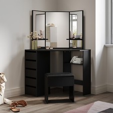 Modern Vanity Set Black