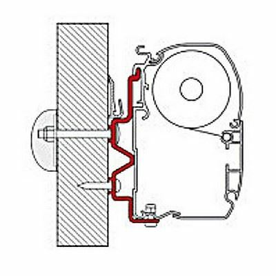 Fiamma adapter bracket 450cm - adapter,