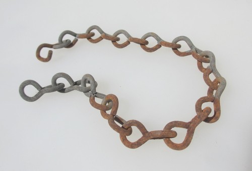 Large vintage iron - large, chain