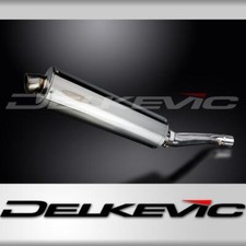 KAWASAKI ZX10R NINJA 16-18 450mm OVAL STAINLESS BSAU SILENCER EXHAUST SYSTEM KIT