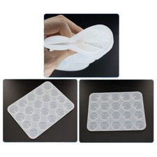 Cabochon Gemstone Silicone Mold for Resin Epoxy Jewelry Making,Round Resin Mold