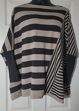 Ladies Bat Sleeve Loose Top - Evans - Size 28/30 - Fine Knit - Cotton Blend