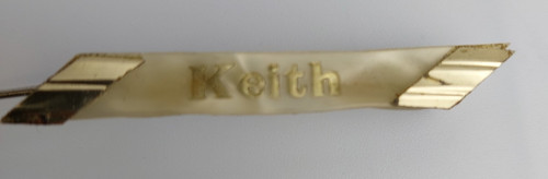 Vintage name brooch - vintage,