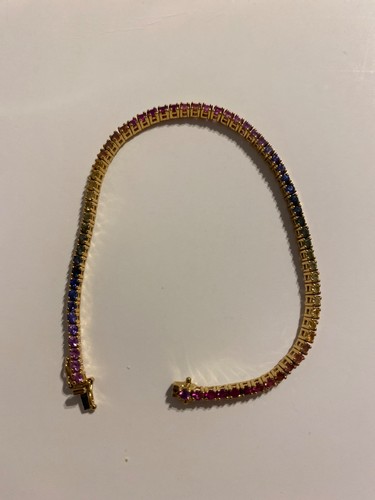 Multi coloured sapphire - coloured,