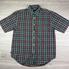 Men's GAP Green Red Blue Check