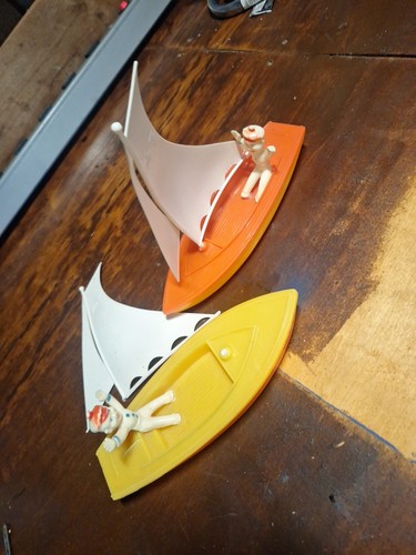 Vintage plastic boat toys - 2,