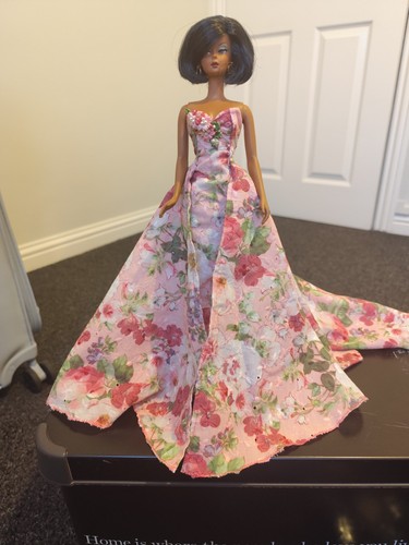Hand made floral dress - hand,