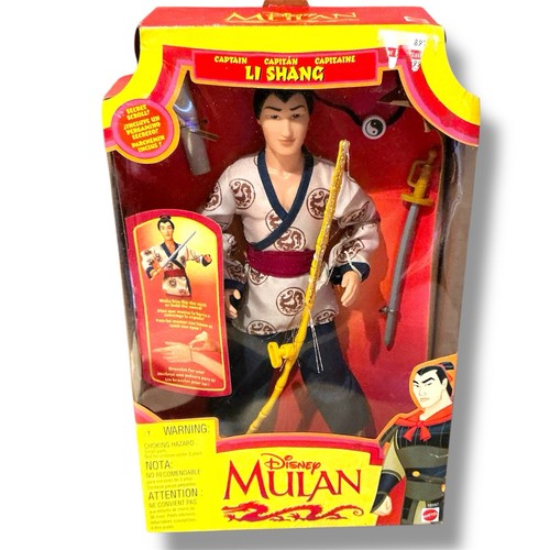 Mattel disney mulan shang - disney, li