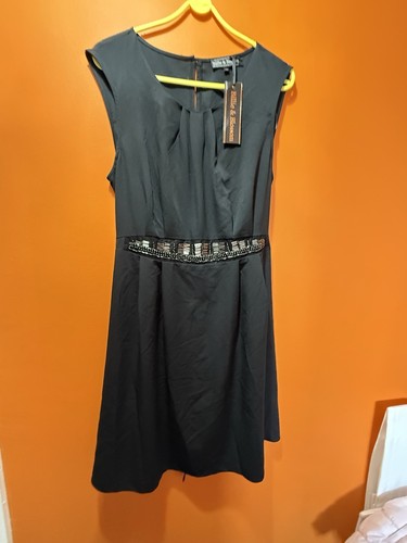 Billie blossom black beaded - &,