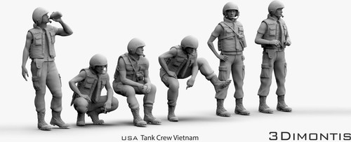 Usa tank crew vietnam set - vietnam, of