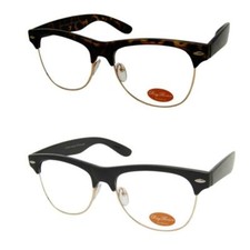 VTG Clear Lens 50s Horn Rimmed
