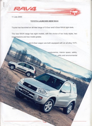 2000 toyota xa20 rav4 - 2000, and