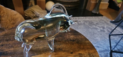 Murano glass bull - murano,