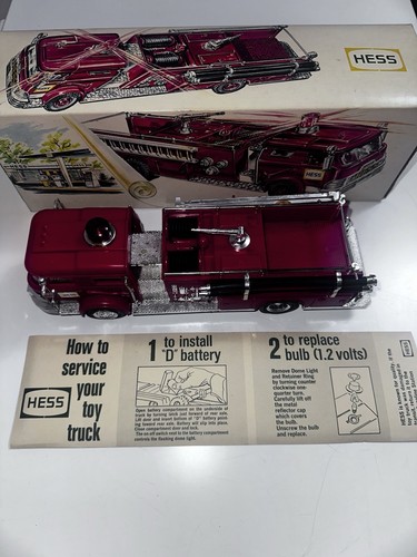 1970 hess fire truck pumper - fire,