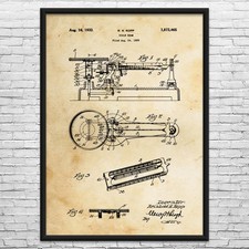 Triple Beam Scale Patent Wall