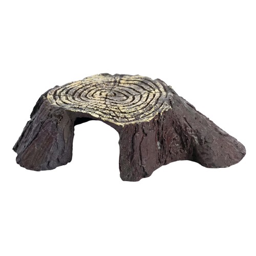 Hideout with basking platform - with,