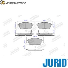 Brake Pad Set Disc Brake 572340J for Honda Civic/Hatchback/VIII/Fastback  