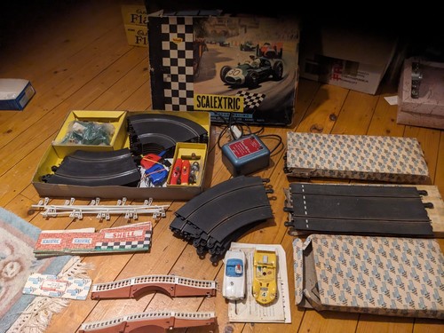 Scalextric set boxed - scalextric, set,
