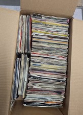 Vinyl Records Lot 7" Singles Collection Various Genres