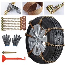 8/16Pcs Anti-skid Mud Ice Snow Chains Winter Safety For Car SUV Truck Tire Tyre