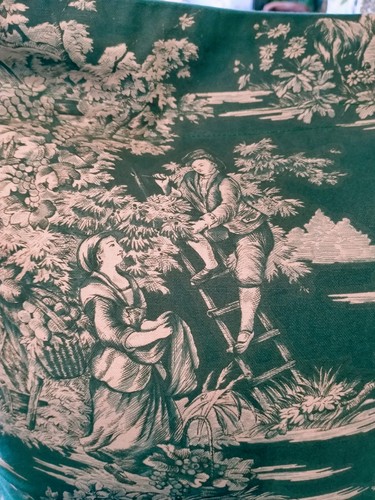 Toile jouy cushion cover - de,