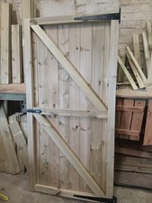 GATE SUPER HEAVY DUTY TIMBER WOODEN MADE TO MEASURE CUSTOM TREATED GARDEN GATE