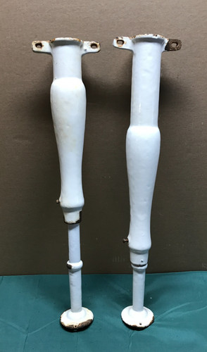 Antique pair white porcelain - pair,