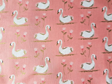 Michael Miller swans fabric